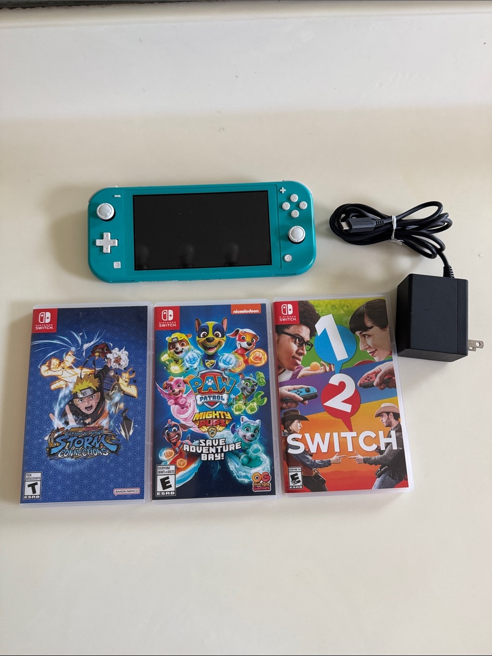 Nintendo Switch Lite 3 Games 128gb Micro Sandisk Bundle